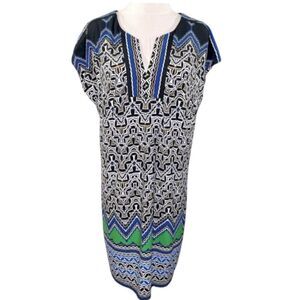 Laundry by Shelli Segal Tribal Vacation Resort‎ Wear Shift Dress Sz S NWT